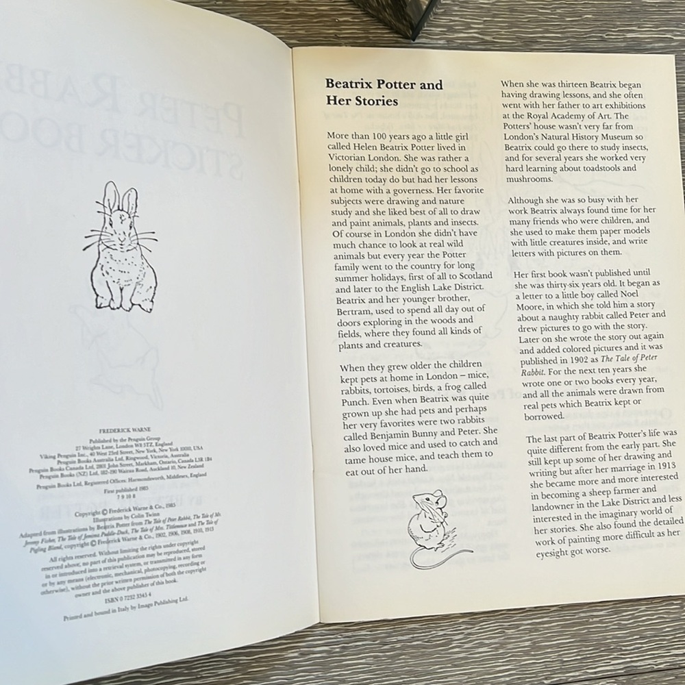 Vintage Peter Rabbit Activity Books - Picture 3 of 14